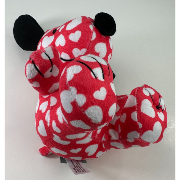 Hallmark Peanuts Snoopy Valentines Hearts Pattern Small 6" Plush NEW with TAG - Picture 2 of 5